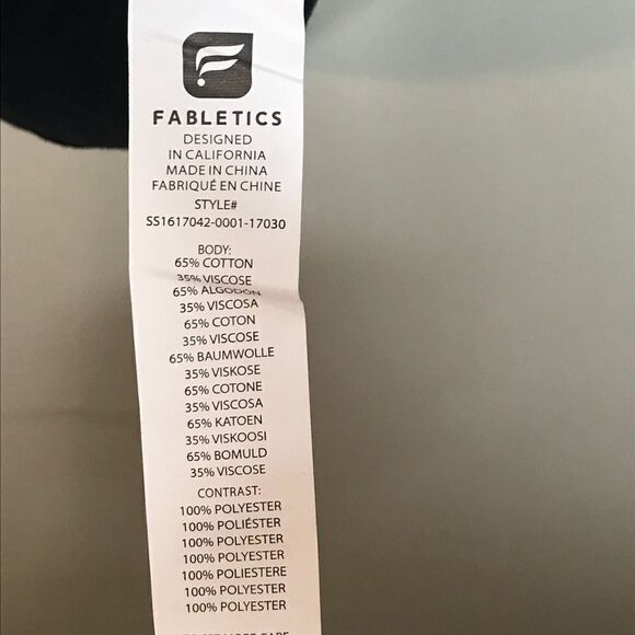 Fabletics Sz S Perforated Shirt - Picture 5 of 6